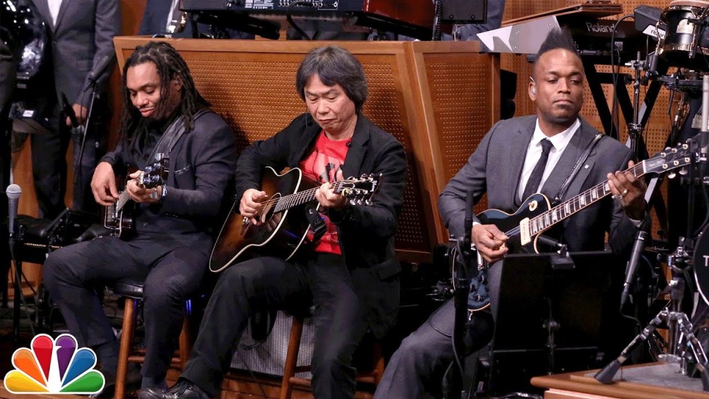 Shigeru Miyamoto and The Roots Perform "Super Mario Bros.&nbsp;Theme"